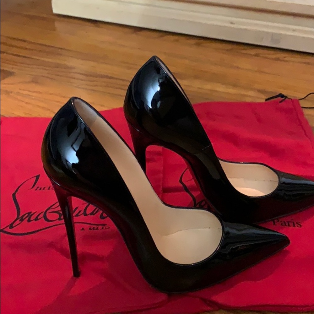 Christian Louboutin patent shoes